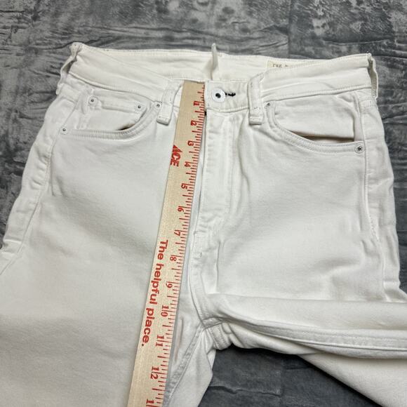 Rag & Bone Nina High Rise Ankle Flare Jeans Women's Size 26 White - Picture 4 of 9